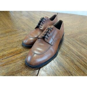 Stone Haven Men's Shoes Italian Oxford Brown Leather Size US 9D‎